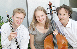 (L-R) Martin Helmchen, Marie-Elisabeth and Thomas Hecker. Courtesy photo.
