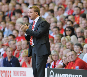 Brendan Rodgers made a dreadful start to his Liverpool league career with a 3-0 defeat at West Bromwich Albion. Net photo.