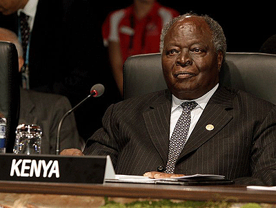 Kenya's President Mwai Kibaki