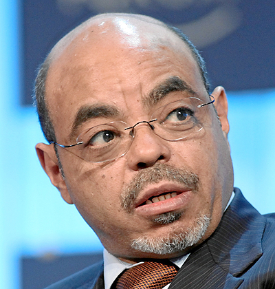 Meles Zenawi was a regular face on the international scene. Net Photo