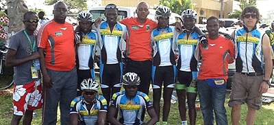 Team Rwanda delegation to the Tour of Rio Janeiro. Photo / Ferwacy.