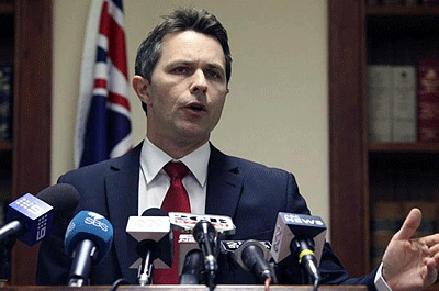 Jason Clare, Australia's minister for home affairs, says a joint search effort with Indonesia is under way.  Net photo