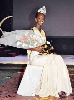 Aurore Mutesi Kayibanda was crowned Miss Rwanda on Saturday night at Gikondo Expo Grounds in Kigali.