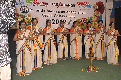 Indian Women celebrating Onam Festival. The New Times / Courtesy.