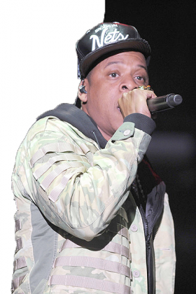 Jay Z at one of his concerts. Net photo