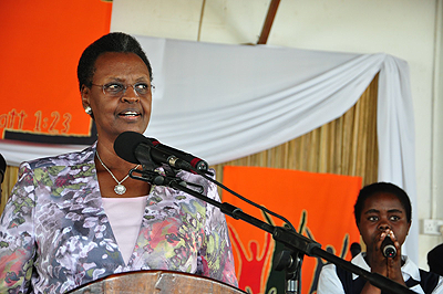Ugandan First Lady Janet Museveni. The New Times / G. Munanura.