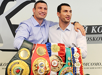 Heavyweight boxing brothers, Wladimir and Vitali Klitschko. Net photo.