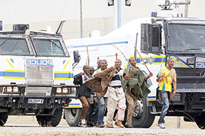 Although frustration is widespread, protests have so far been largely confined to the mining sector. Net Photo.