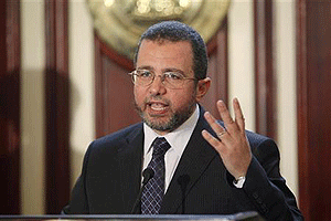 Egypts Prime Minister Hisham Kandil talks during a news conference at the cabinet headquarters in Cairo, August 22. Net photo.