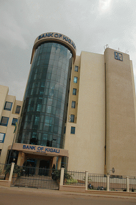 Bank-of-Kigali headquarters in Kigali. The New Times / File.