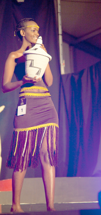 Miss Rwanda 2012 Aurore Mutesi Kayibanda.  The New Times / file