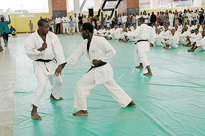 The Karate federation has switched focus to development of talent. The New Times/File.