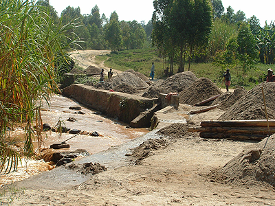 Gasabo district has baaned sand  excavation. The New Times / File.