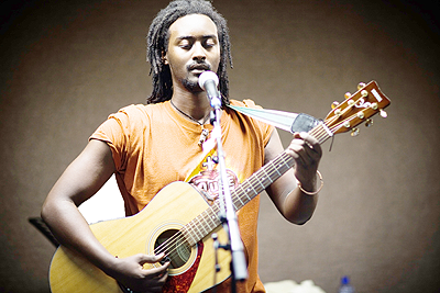 Moise Mutangana during one of his performances.  The New Times / File