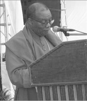 Mgr Rukamba at the jubilee celebrations. Courtesy photo