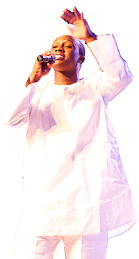 King James performs during the Primus Guma Guma Super Star season II finale. The New Times / File