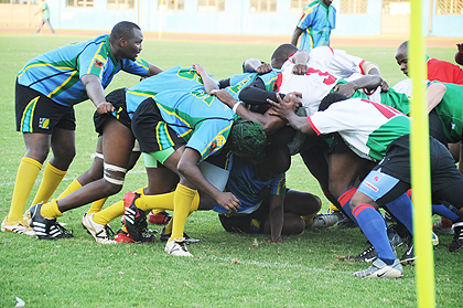 The national rugby team, Silverbacks are in Nairobi to take part in the Safaricom 7s that gets underway on Saturday. The New Times/File.