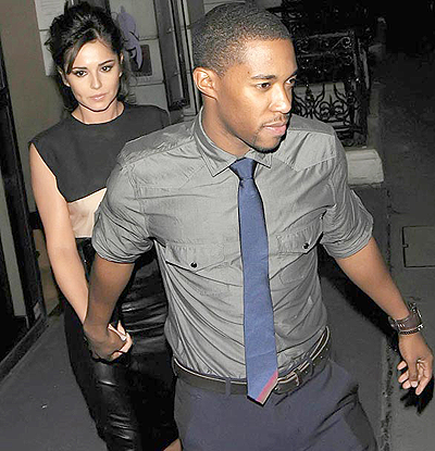 It's serious ... Cheryl Cole and Tre. Net photo.