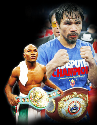 Manny Pacquiao (L) has openly told Floyd Mayweather Junior (R). Net photo.