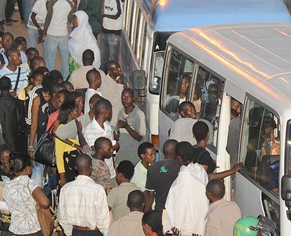 People lining up for taxi. The Sunday Times / File.
