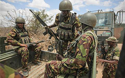 African Union troops have entered the strategic Somali port of Kismayo. Net photo.