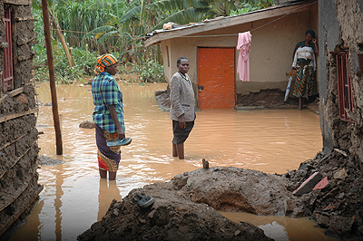 Floods are among the  most common hazards in Rwanda. The New Times / File.