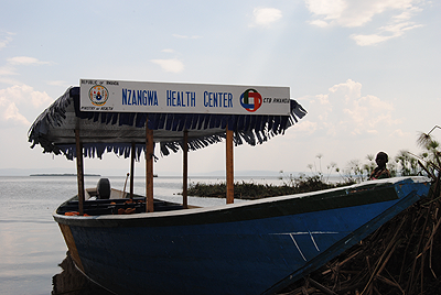 The new motor boat will boost health care. The New Times / T. Ishimwe.