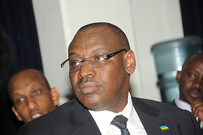 Intervened:  Central Bank Governor Claver Gatete. The New Times / File.