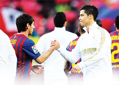 Messi vs Ronaldo at Nou Camp