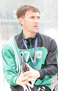 Micho is preparing his team for next month's Cecafa challenge cup. The New Times / File.
