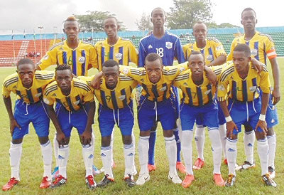Amavubi U-17 team that played two international friendlies against Nigeria in August. The New Times/File.