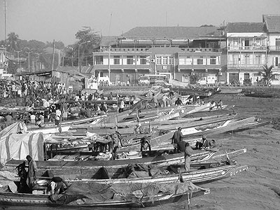 The port of Guinea-Bissau. The country has become a den for cocain smugglers.  Net / photo