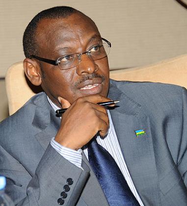 Claver Gatete, Governor of the National Bank of Rwanda. The New Times / File.