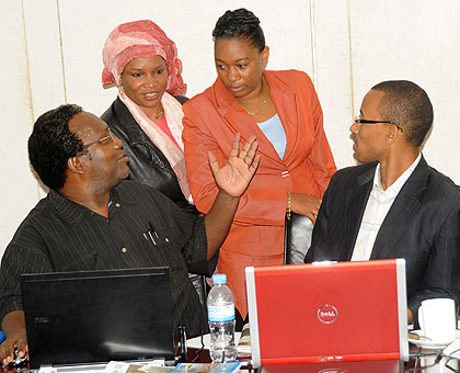 PAC members during a previous session. The committee is upping the momentum in the fight against public spending malpractices.