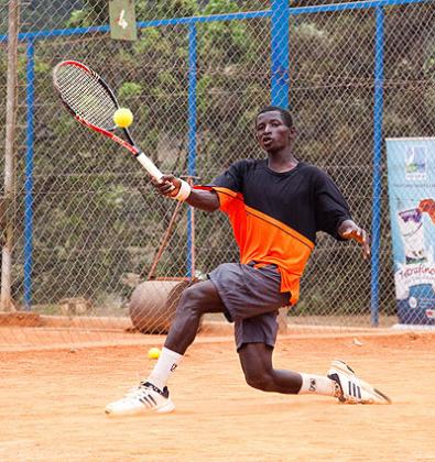 Ernest Habiyambere will also take part in the Swiss National Open tournament.  The New Times / Timothy Kisambira.