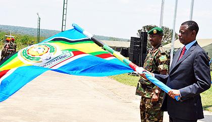 Defence Minister Gen. James Kabarebe launches Ushirikiano Imara 2012