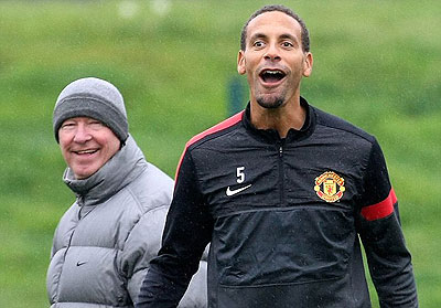 Ferdinand refused to wear a Kick It Out T-shirt before Unitedu2019s clash against Stoke. Net photo.