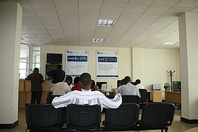 People registering businesses at RDB. The New Times / File.