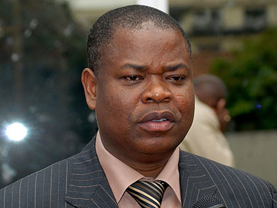 Justin Kone Katinan, budget minister for Laurent Gbagbos government. Net photo.