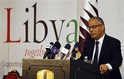 Libyan Prime Minister elect Ali Zeidan. Net photo.