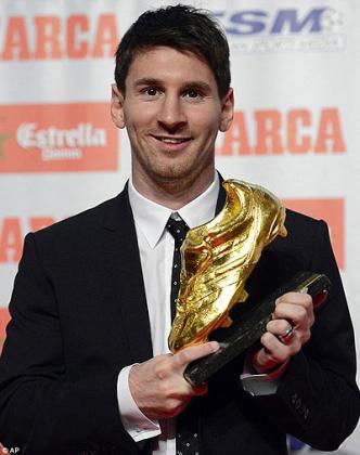 Messi scored 50 league goals for Barcelona last season, the highest haul in Europe. Net photo.