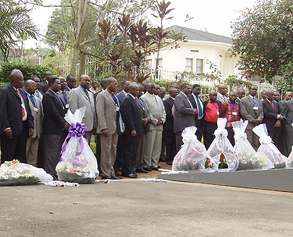 Young survivors pay tribute to Genocide victims. The New Times / File.