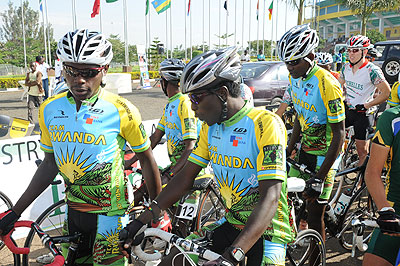 Team Rwanda left the country on Sunday night for Ouagadougou. The New Times / File.