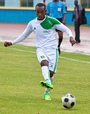 SC Kiyovu midfielder Djabir Mutarambirwa last played for Amavubi five years. The New Times / T. Kisambira.