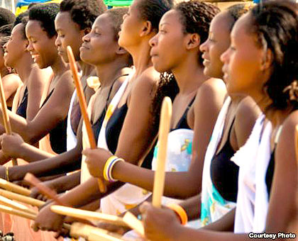 The women drummers of Ingoma Nshya. Net photo