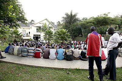People flock  Gisozi Genocide Memorial to give respect to the 1994 Genocide victims. The New Times / File.