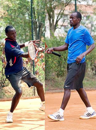 Gasigwa (L) suffered a first round exit after losing to Great Britu00acainu2019s Ross-Hurt Dominic.Dieudonne Habiyambere (R) will also be keen to improve on last year's awful outing. The New Times; T. Kisambira.