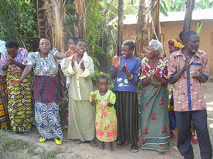 Some members of the historically marginalised group in Mugunga Sector, Gakenke District. The New Times / File.