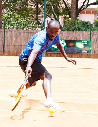 Habiyambere also lost in straight sets against South Africau2019s Ruan Roelofse last year. The New Times/T. Kisambira.