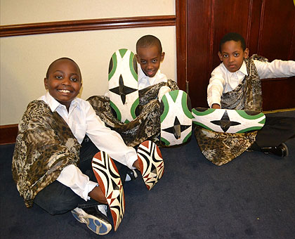 Children were part of the entertainers at the function. The New Times courtesy